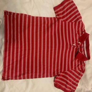 Collard Short Sleeve Polo Shirt